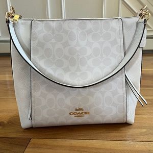 Coach Marlon Leather Hobo - Chalk(White) NWOT